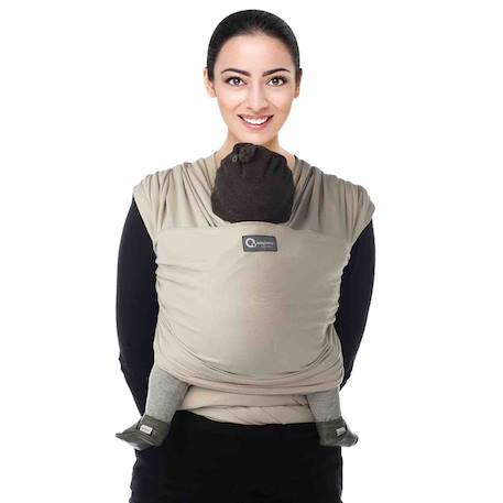 Babylonia - Écharpe De Portage En Coton Biologique Tricot Slen Beige