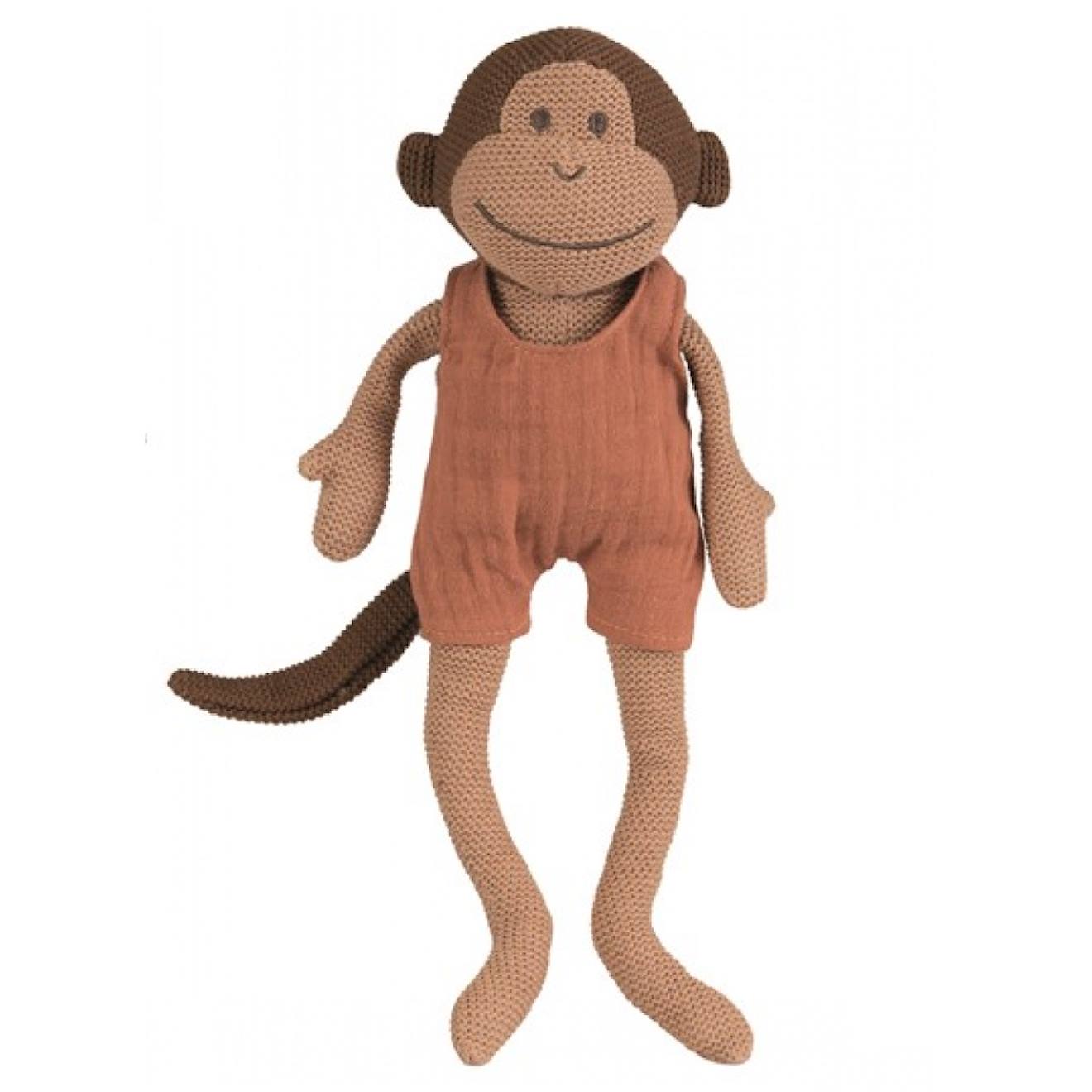 Peluche Paulo Le Singe Marron