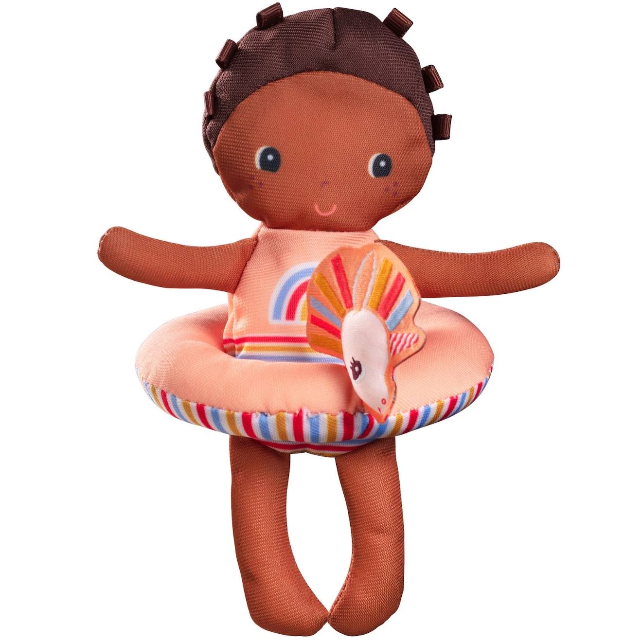 Poupée De Bain Léna Marron, Rose