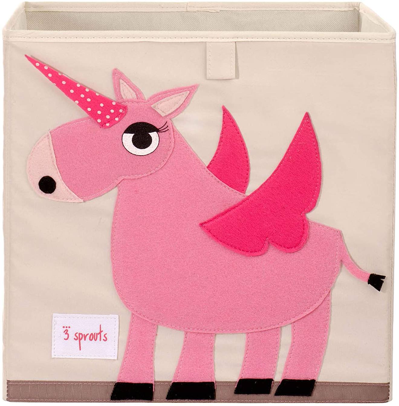 Cube De Rangement Licorne Rose