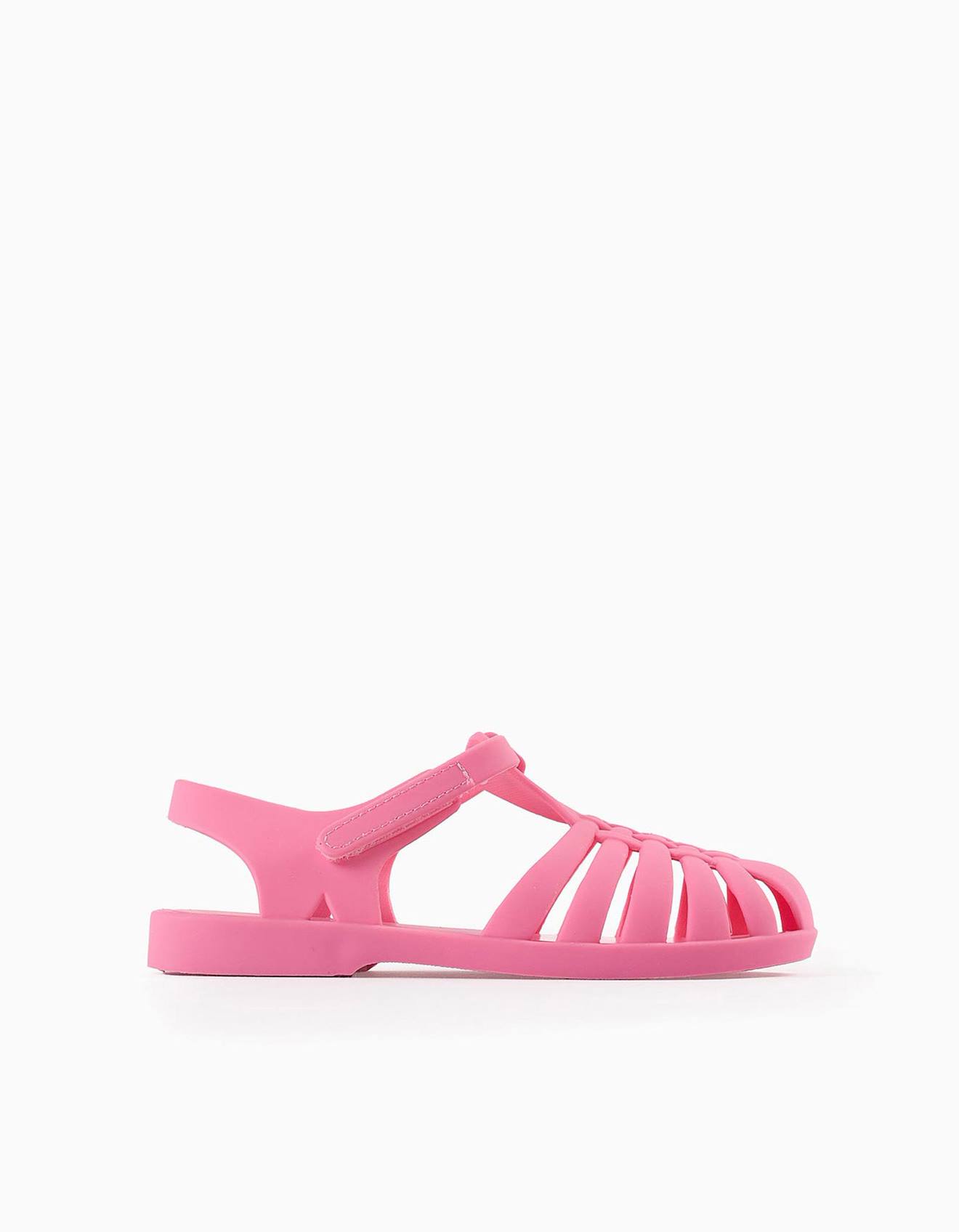 Sandales En Caoutchouc Souple Rose