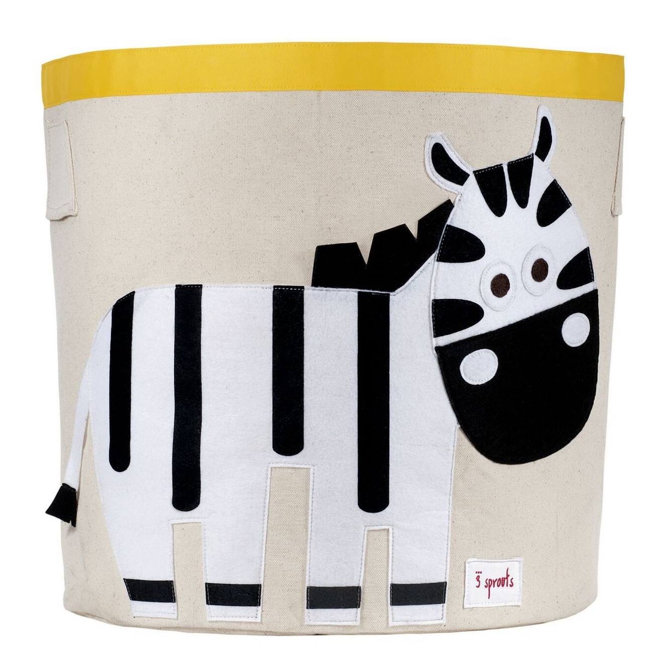 Sac À Jouets Zèbre Blanc