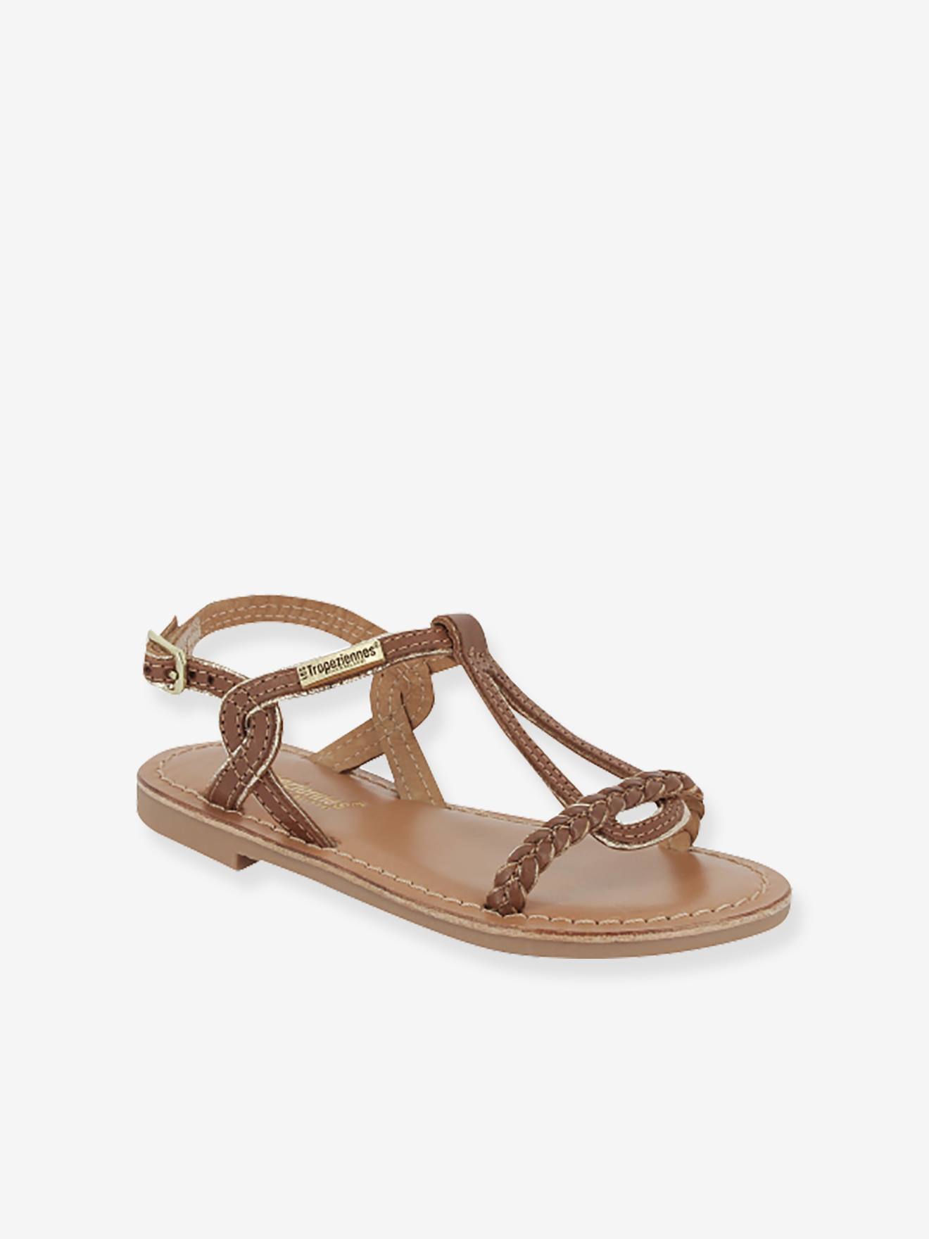 Sandales Cuir Enfant Bappy Les Tropeziennes® Par M. Belarbi Marron