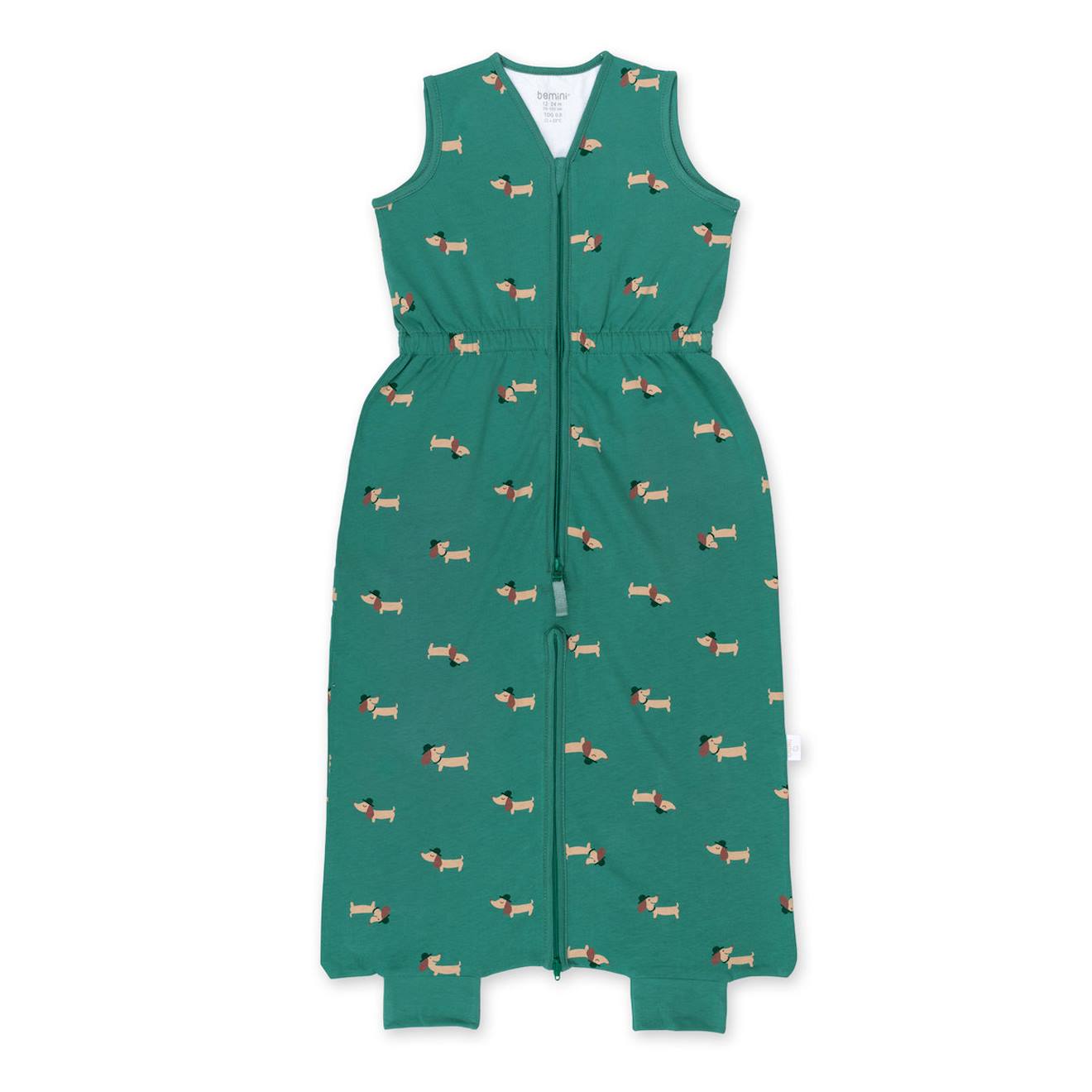 Gigoteuse Jambes Séparables Été - Tog 0.5 Jersey Print Wouff Spinach