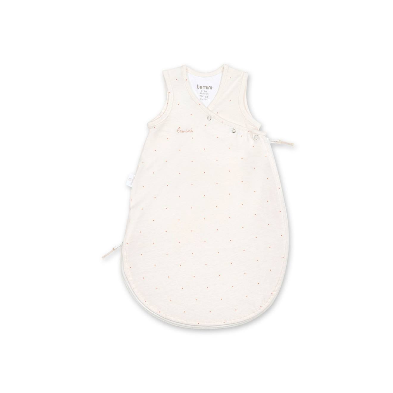 Gigoteuse Sans Manches Été - Tog 0.5 Jersey Small Dot Print Ecru