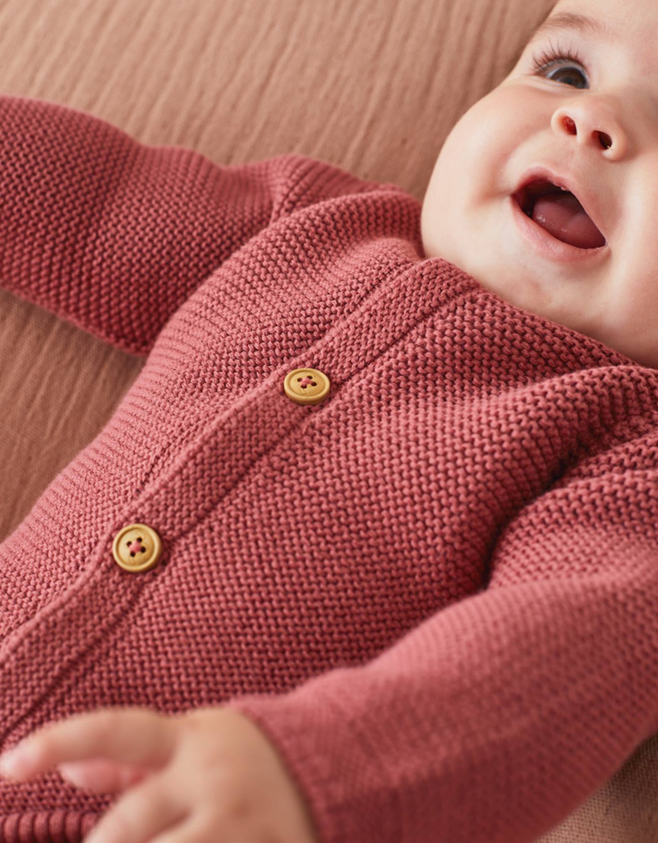 Cardigan En Tricot Rouge