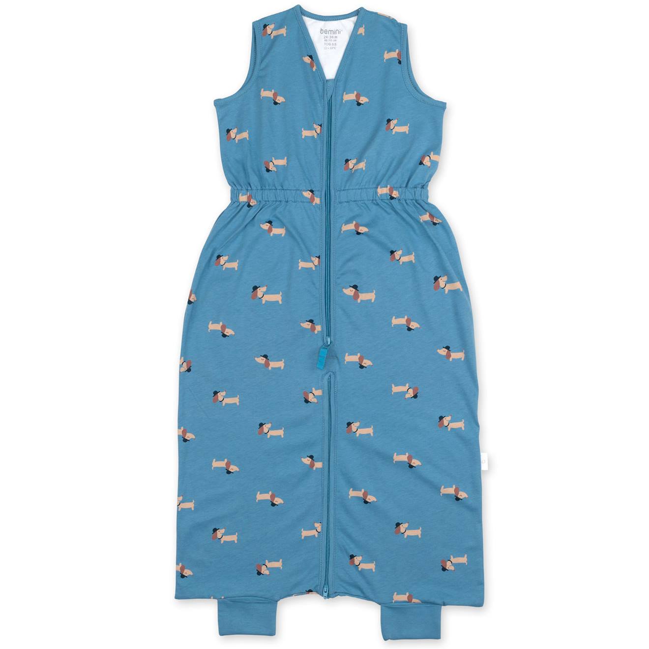 Gigoteuse Jambes Séparables Été - Tog 0.5 Jersey Print Wouff Turquoise