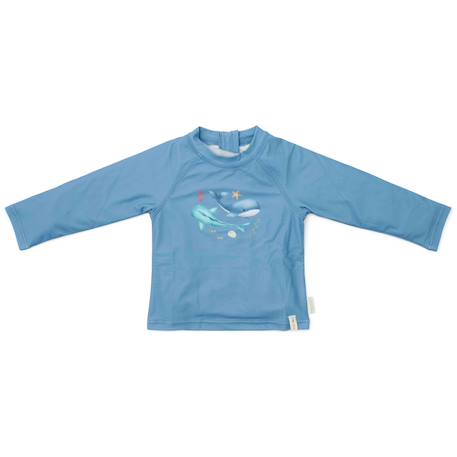 Bébé-T-shirt de bain anti-uv manches longues ocean blue (3-4 ans)