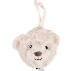 Jouet-Premier âge-Peluches-Peluche bruit blanc à suspendre lou beige (8 cm)