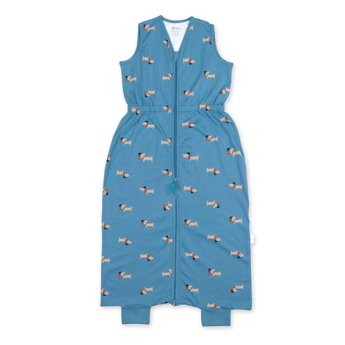 Gigoteuse Jambes Séparables Été - Tog 0.5 Jersey Print Wouff Turquoise