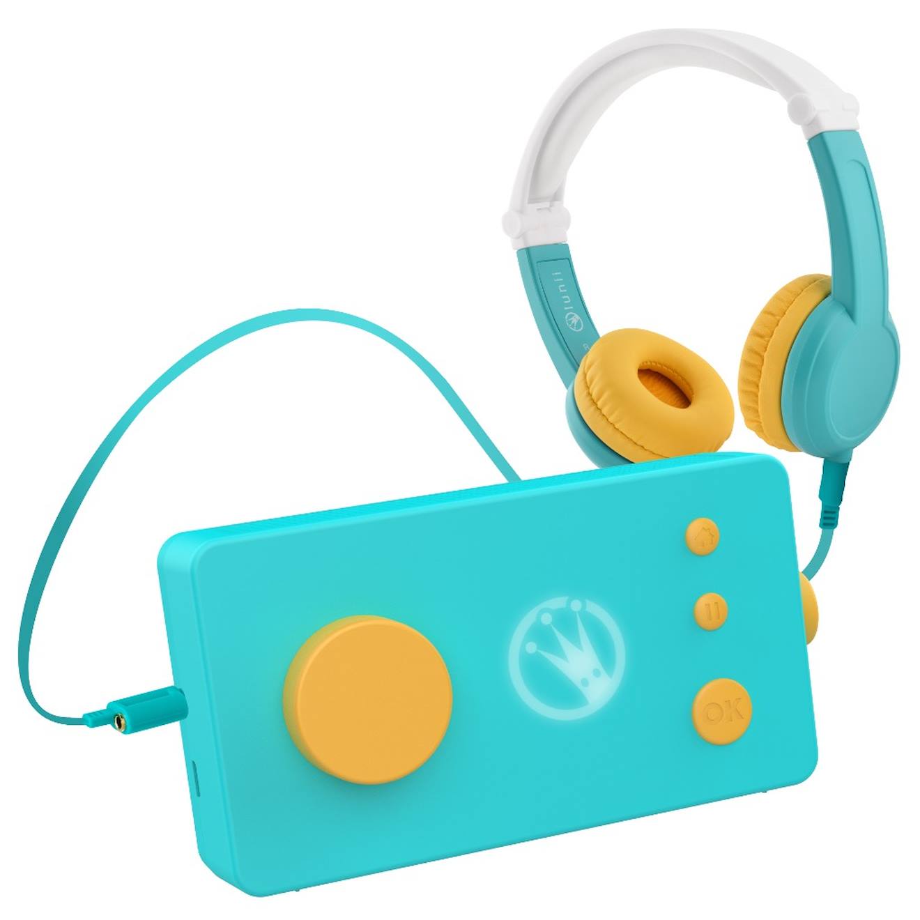 Pack De Voyage Ma Fabrique À Histoires Et Casque Audio Vert