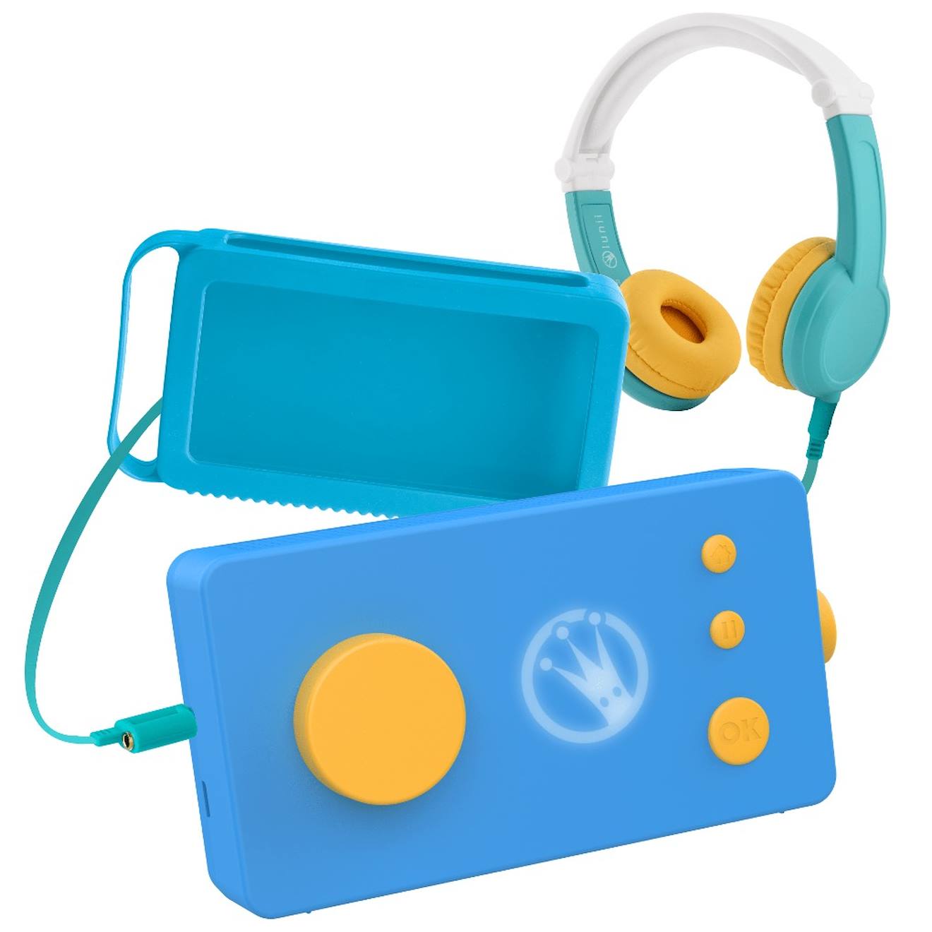 Pack Ma Fabrique À Histoires Avec Casque Audio Et Coque De Protection Bleu