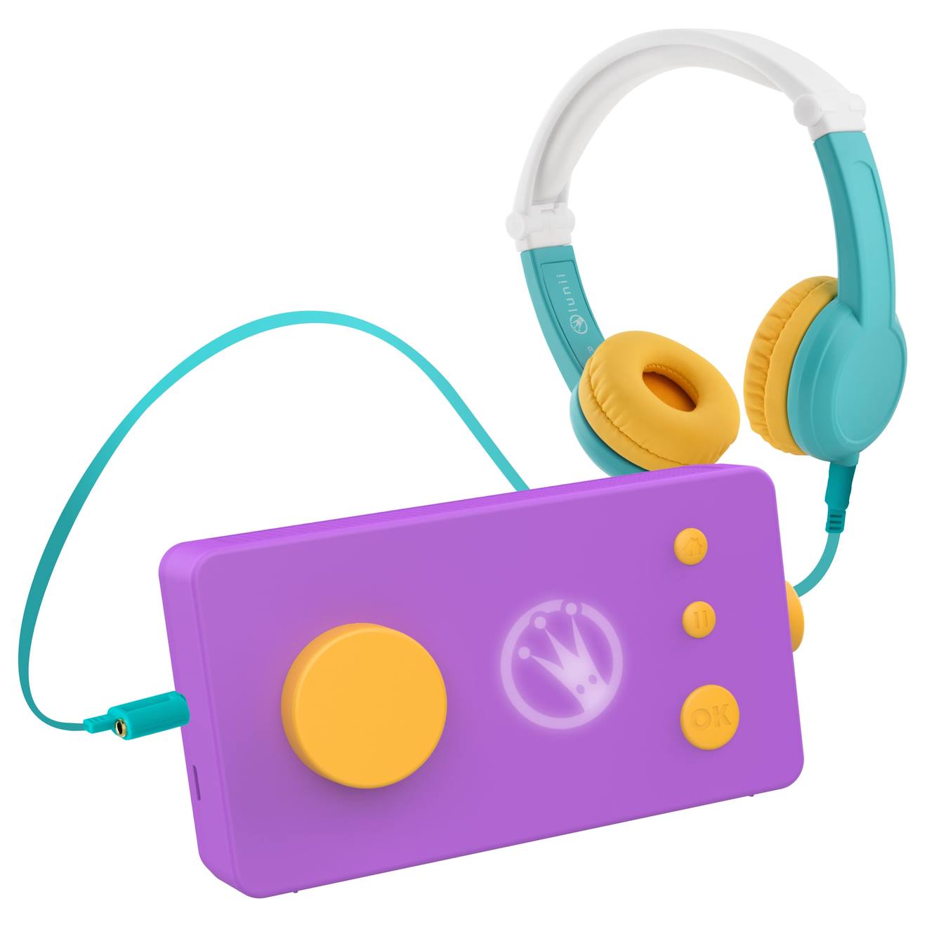 Pack De Voyage Ma Fabrique À Histoires Et Casque Audio Violet