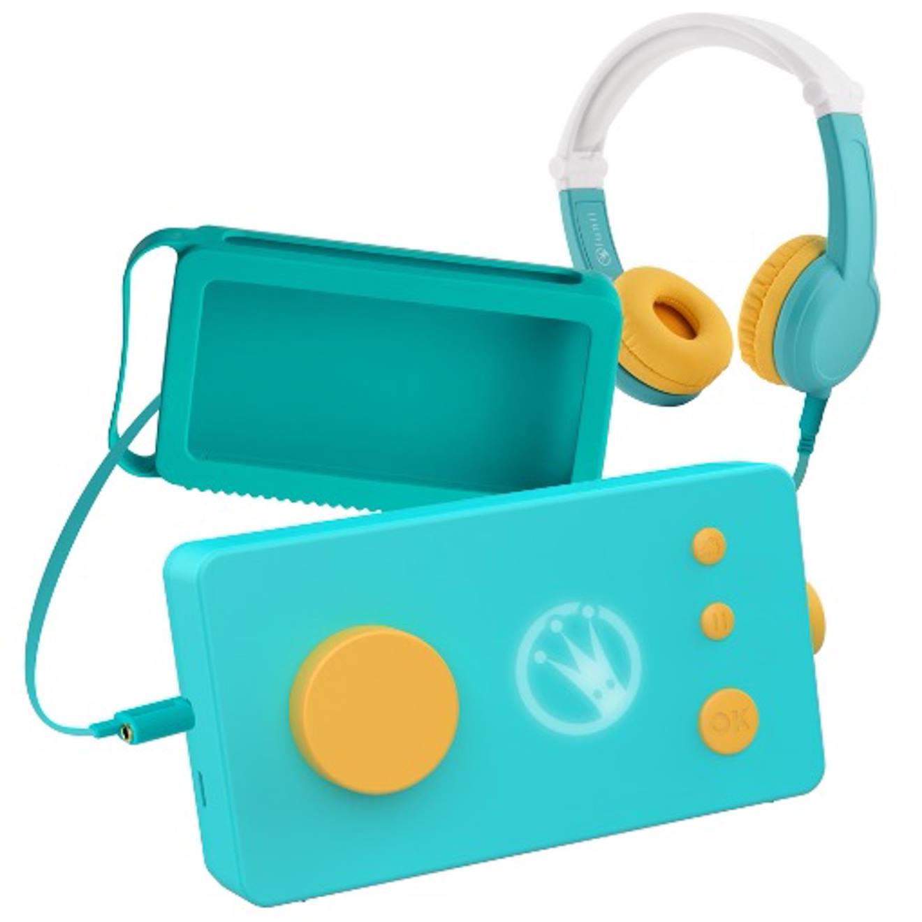 Pack Ma Fabrique À Histoires Avec Casque Audio Et Coque De Protection Vert