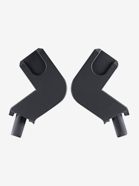 Adaptateurs nacelle et siège-auto coque pour poussette Qbit+ GB noir
