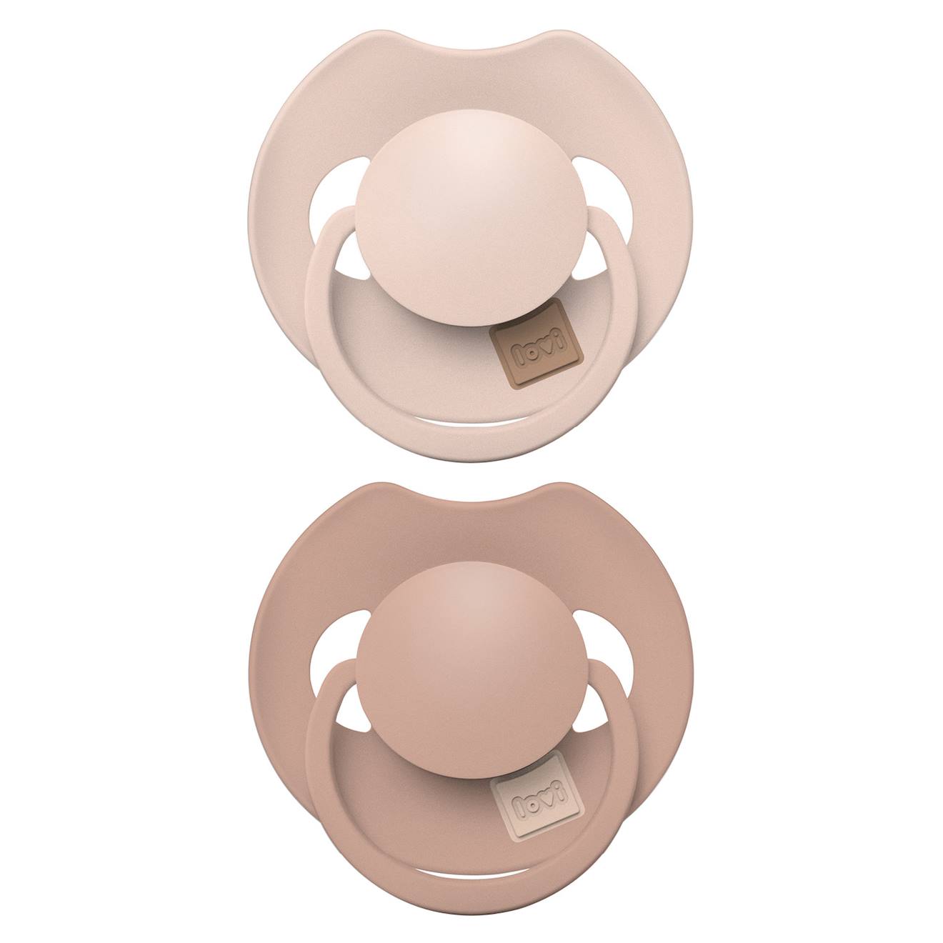 Lot De 2 Sucettes Dynamique Difrax Lovi Prime Taille 3 - Plus 18 Mois Beige