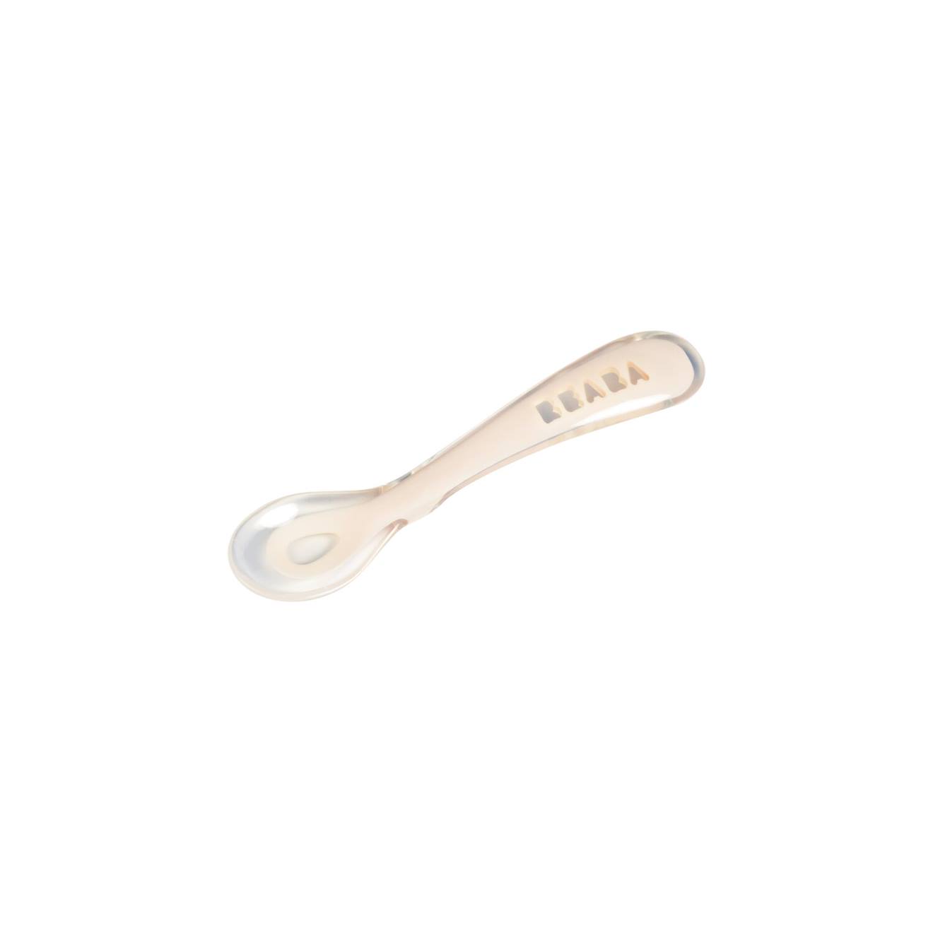 Cuillère 2ème Âge En Silicone Rose