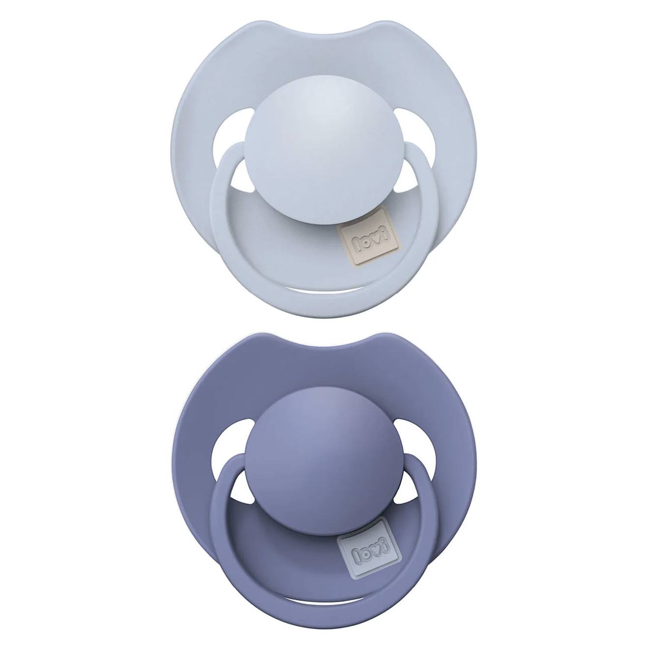 Lot De 2 Sucettes Dynamique Difrax Lovi Prime Bleu