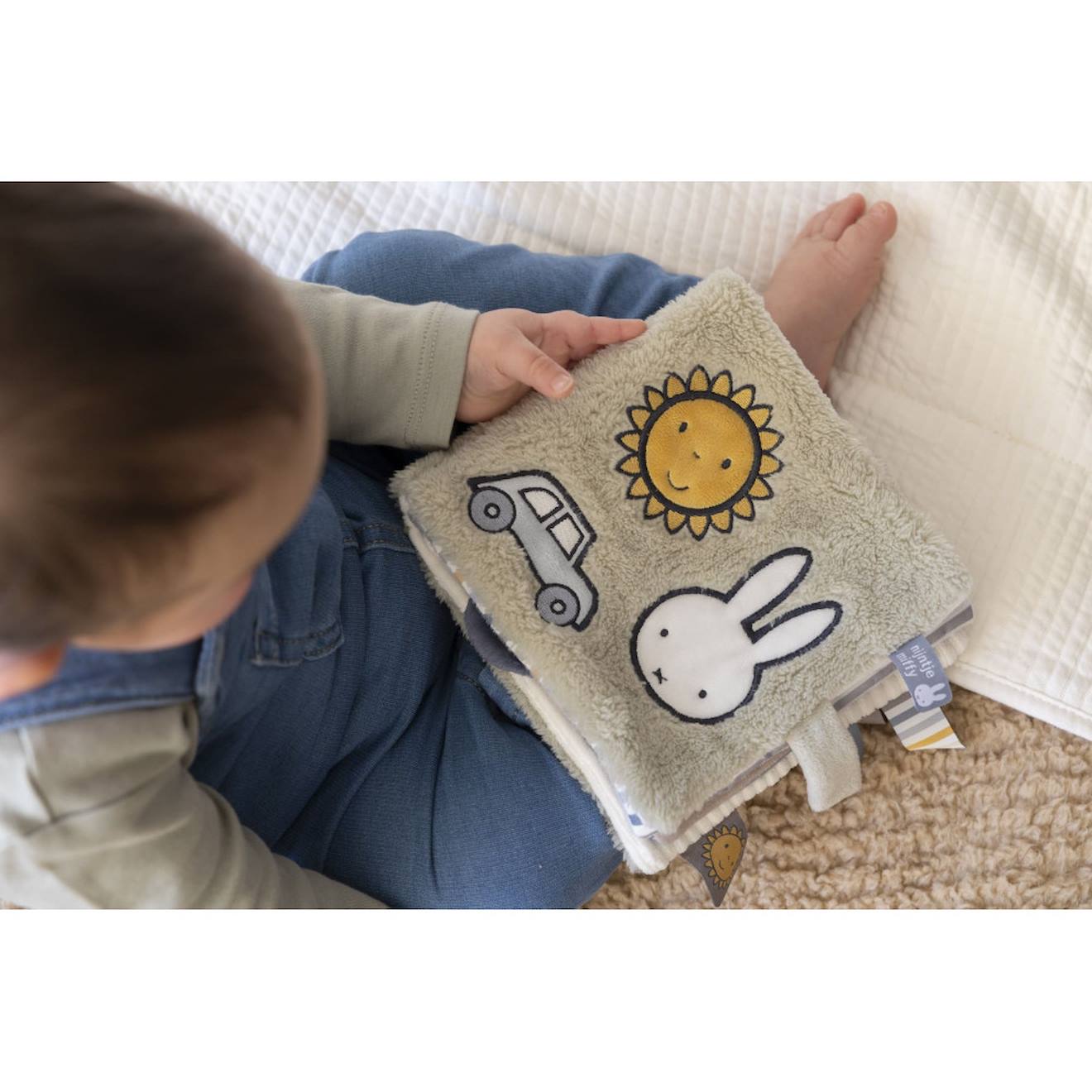 Livre D'éveil En Tissu Miffy - Fluffy Vert-bleu (Miffy) - Image 1