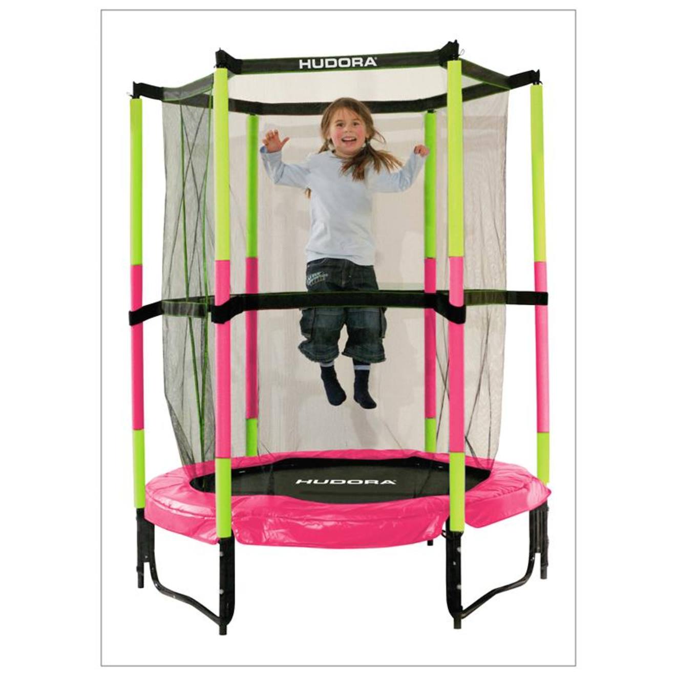 Le Trampoline Joey Jump 3.0 Rose De 140 Cm De Diamètre Multicolore