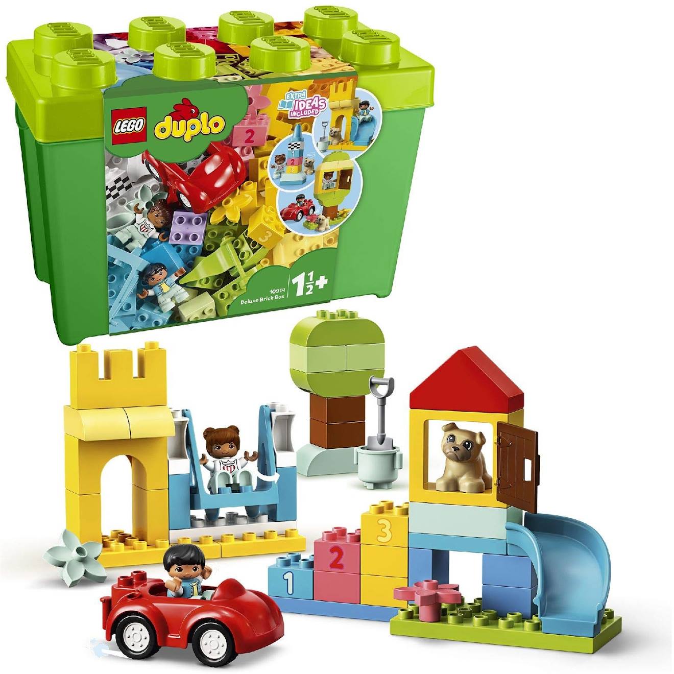 Lego duplo - la boîte de briques deluxe - 10914 multicolore