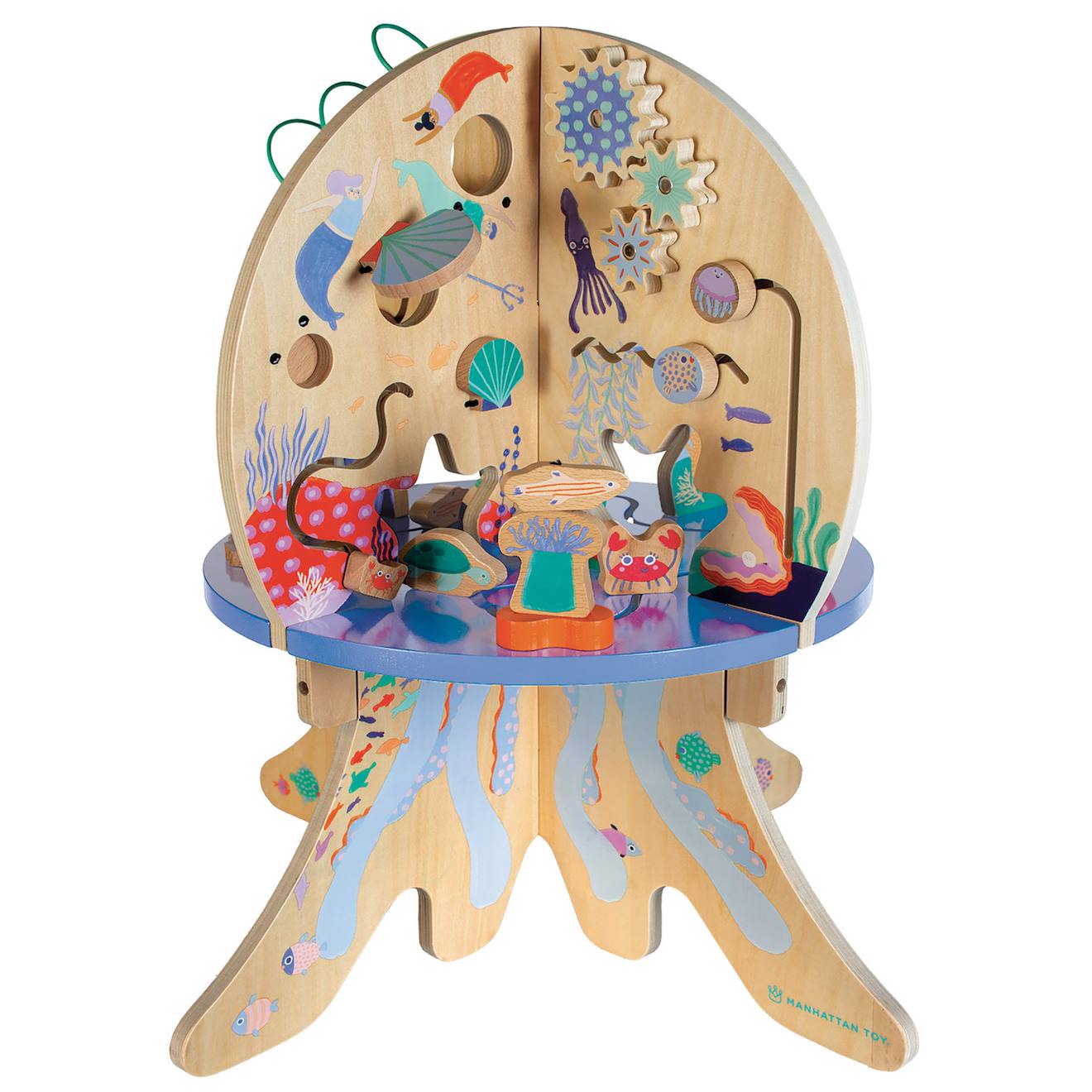 Table D'activités Sous La Mer Beige