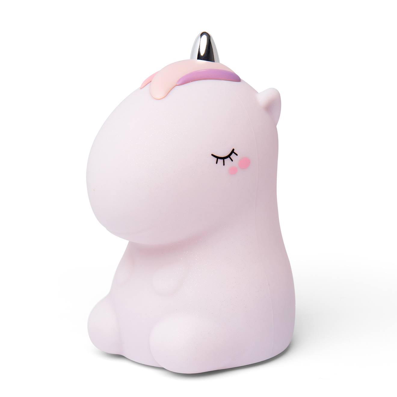 Veilleuse Licorne Avec Télécommande Rose