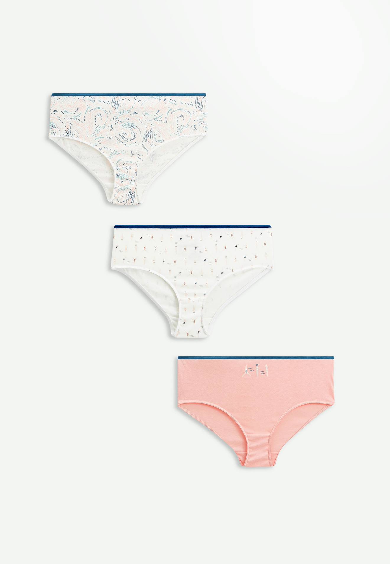 Lot De 3 Culottes Fille Samara Rose