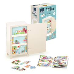 Jouet-Jeu de logique en bois le frigo