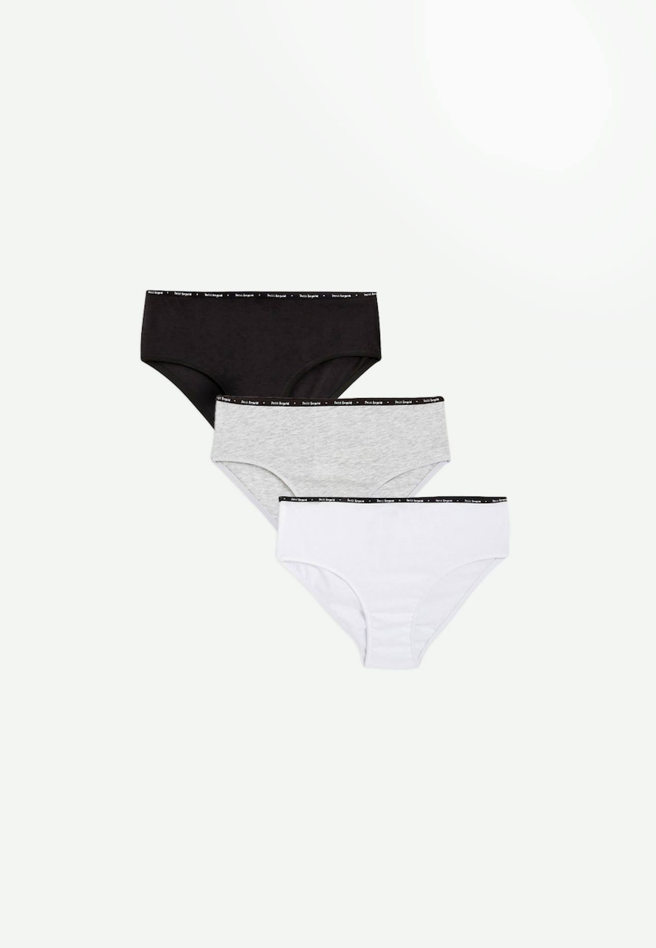 Lot De 3 Culottes Fille Pépita Multicolore