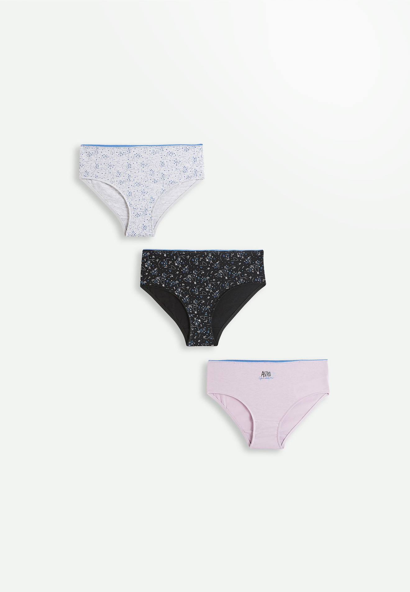 Lot De 3 Culottes Fille Ralana Multicolore