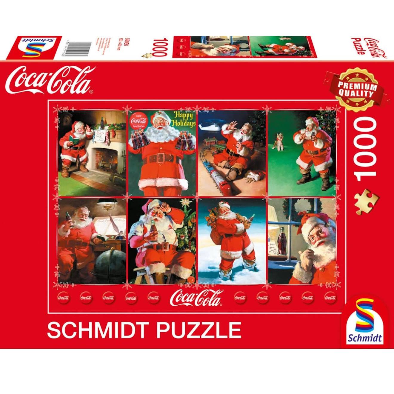 Puzzle Père Noël Coca Cola 1000 Pcs Rouge