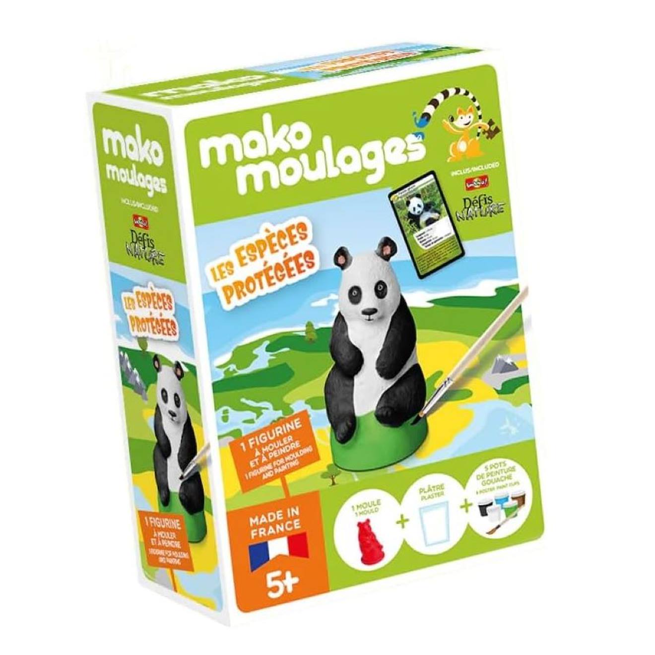 Coffret Moulage Panda Géant Blanc