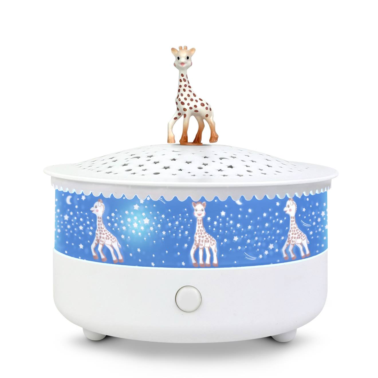 Veilleuse Projecteur D'étoiles Sophie La Girafe Blanc