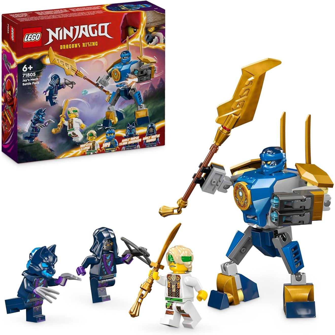 Pack De Combat : Le Robot De Jay 71805 Multicolore