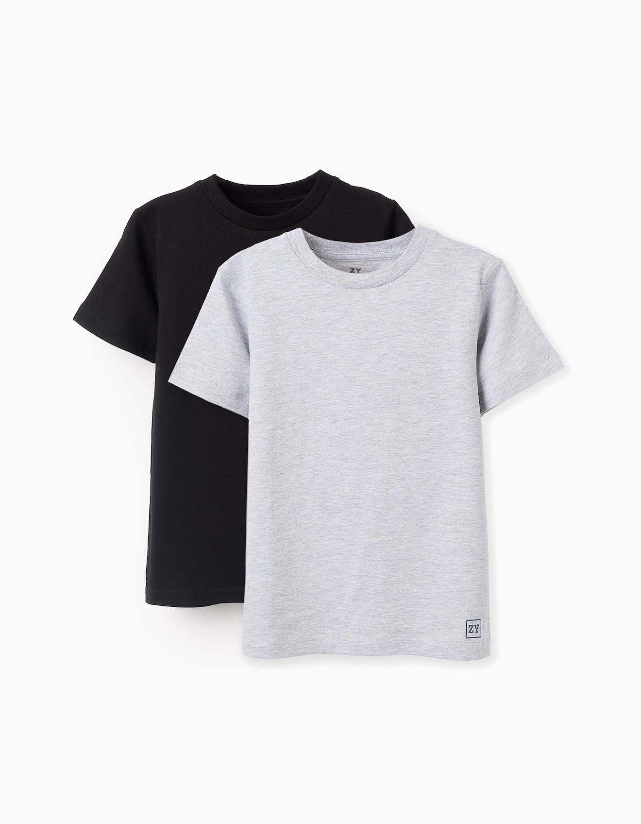 Pack 2 T-shirts En Coton Noir