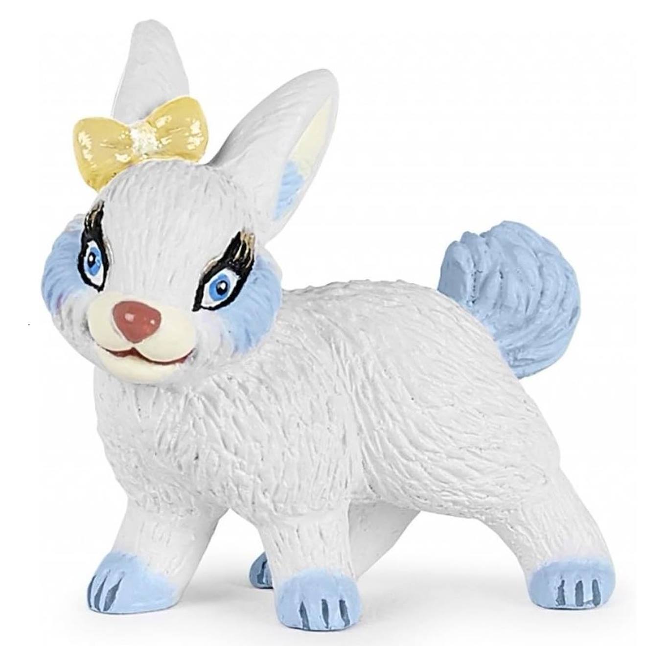Figurine Chat Papillon Bleu
