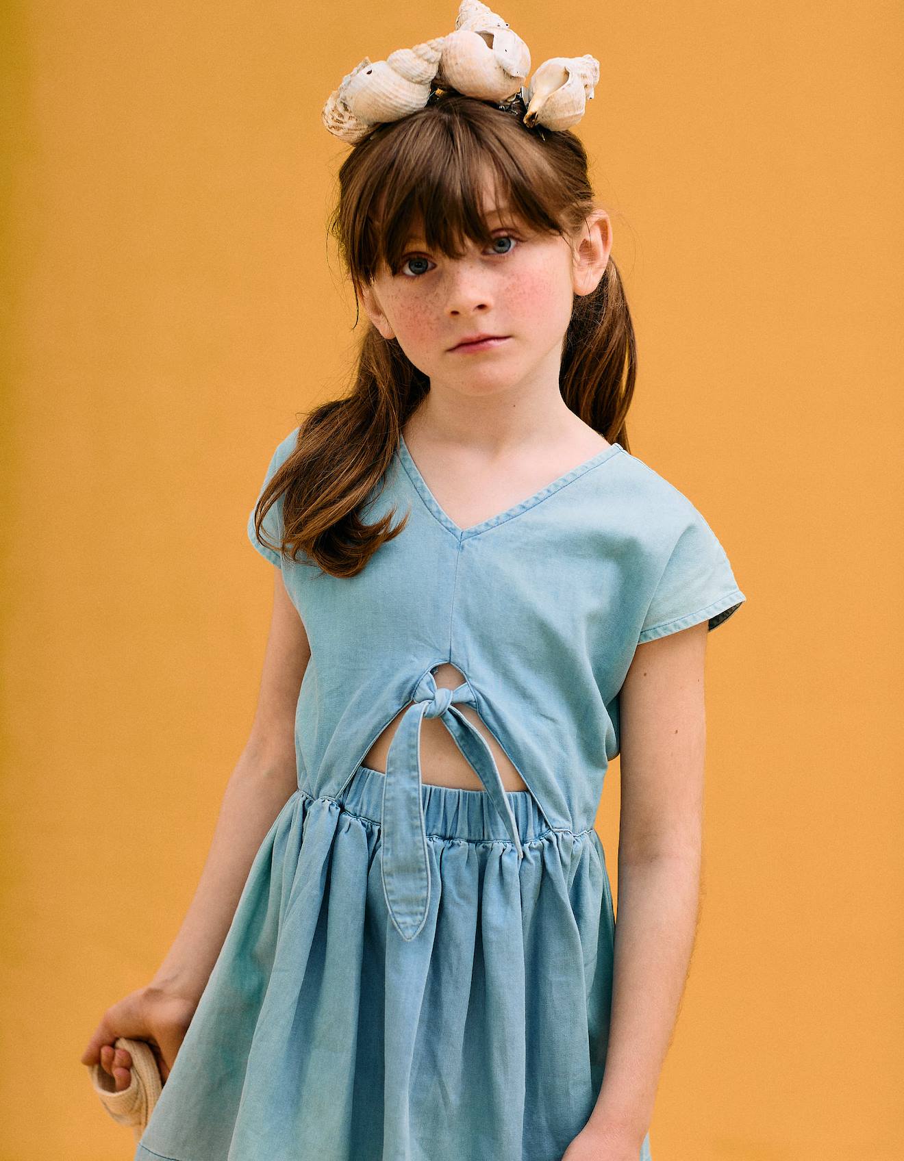 Robe En Jean Léger Bleu Clair