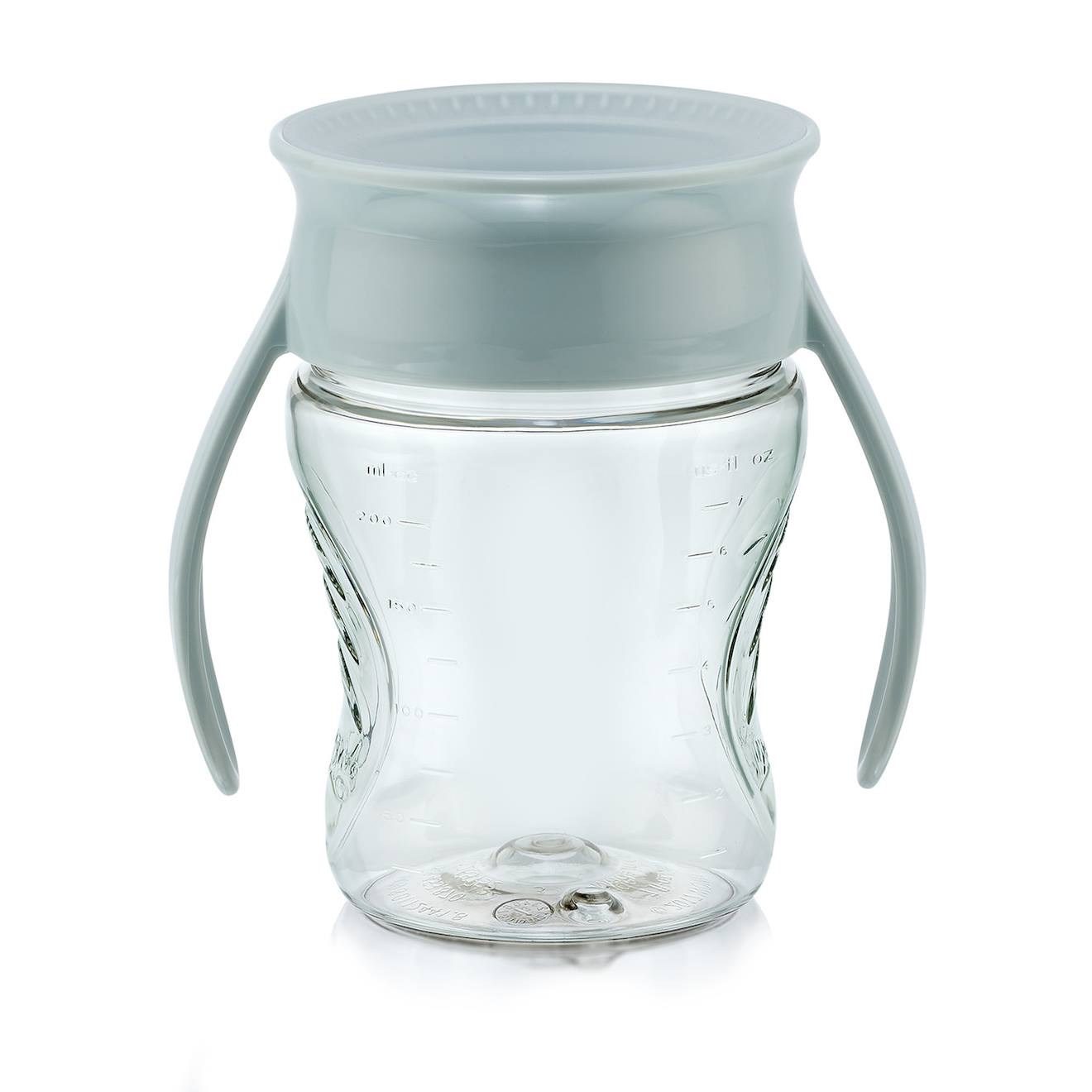 Tasse D'apprentissage Bébé - Gobelet Innovant 360° Vert De Gris