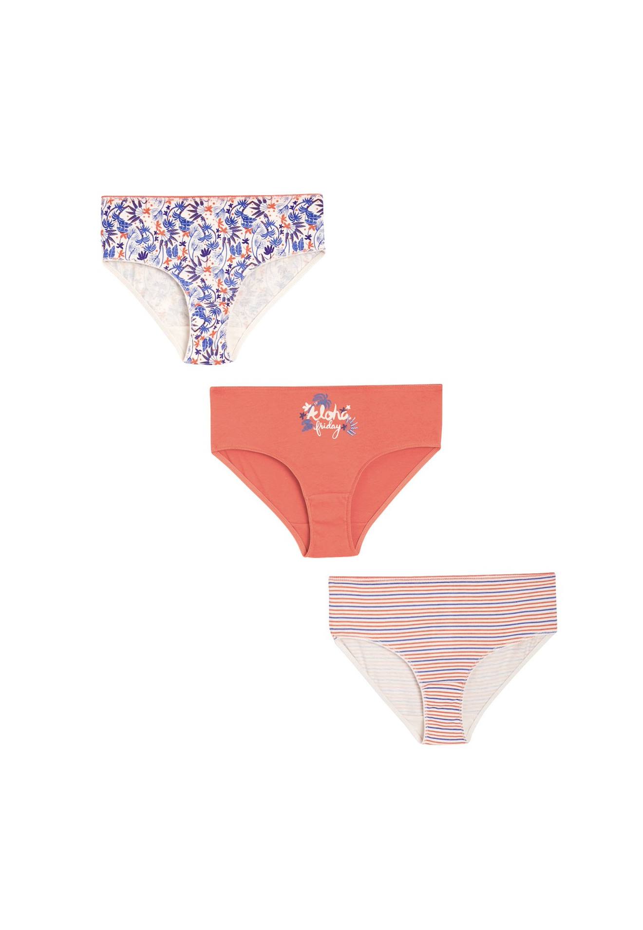 Lot De 3 Culottes Fille Piper Rose