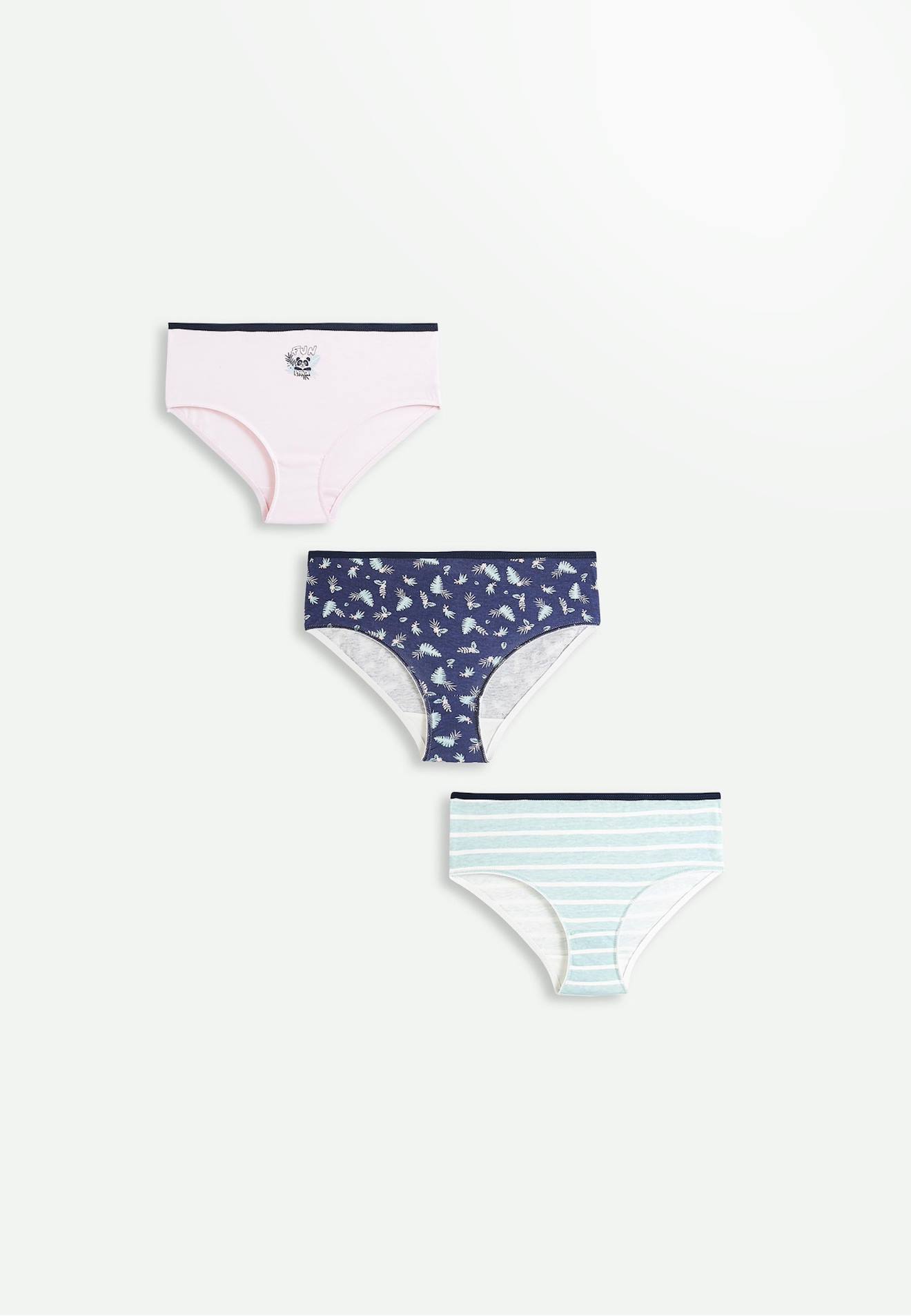 Lot De 3 Culottes Fille Rejane Multicolore