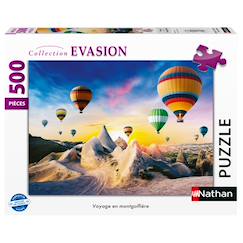 Jouet-Puzzle voyage en montgolfière 500 pièces