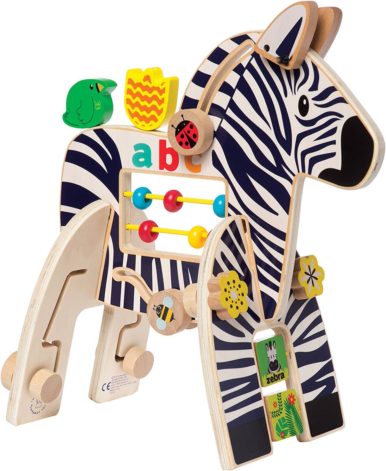 Jouet D'activité Zèbre Safari Beige (Manhattan Toy) - Image 1