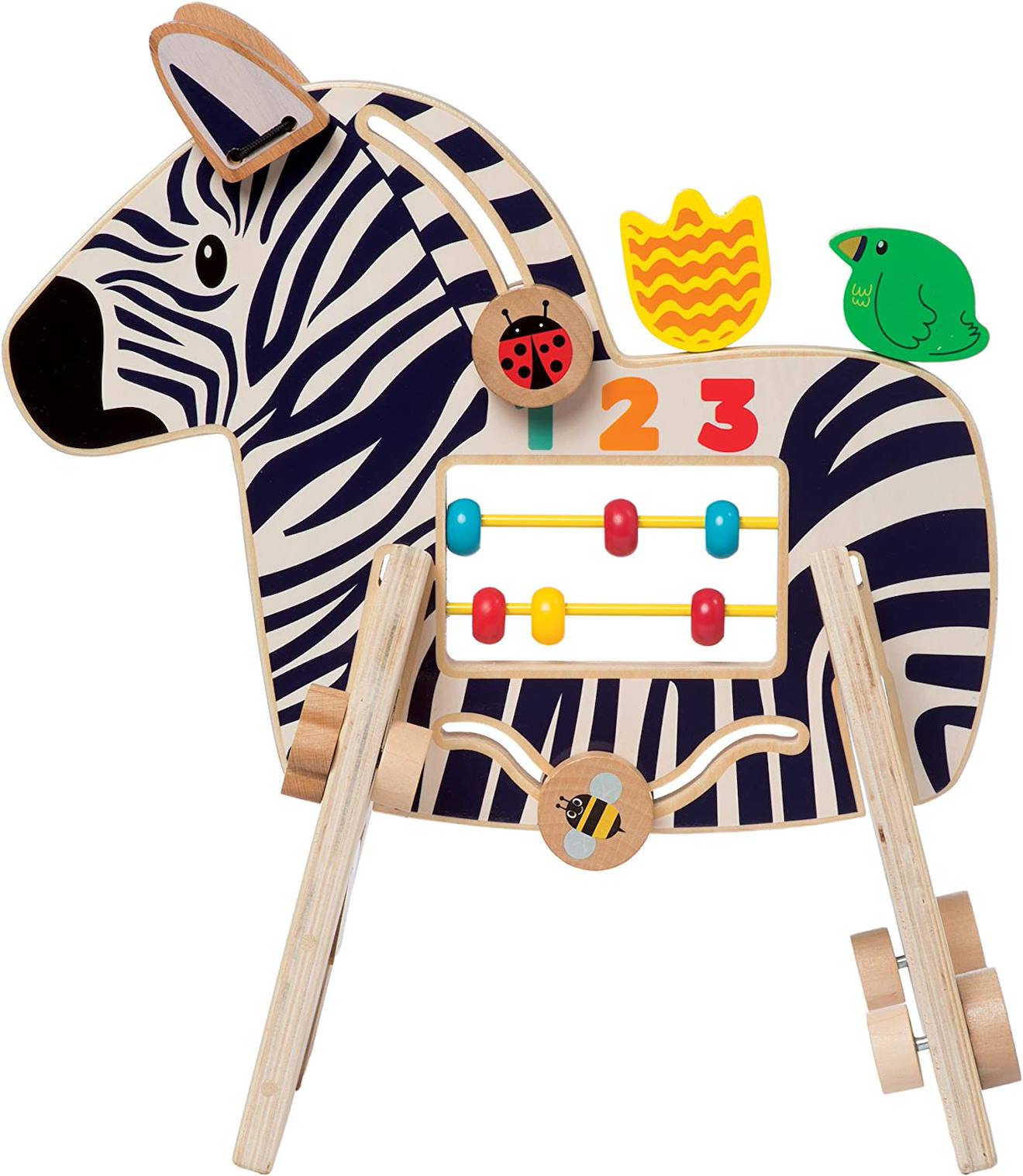 Jouet D'activité Zèbre Safari Beige (Manhattan Toy) - Image 2