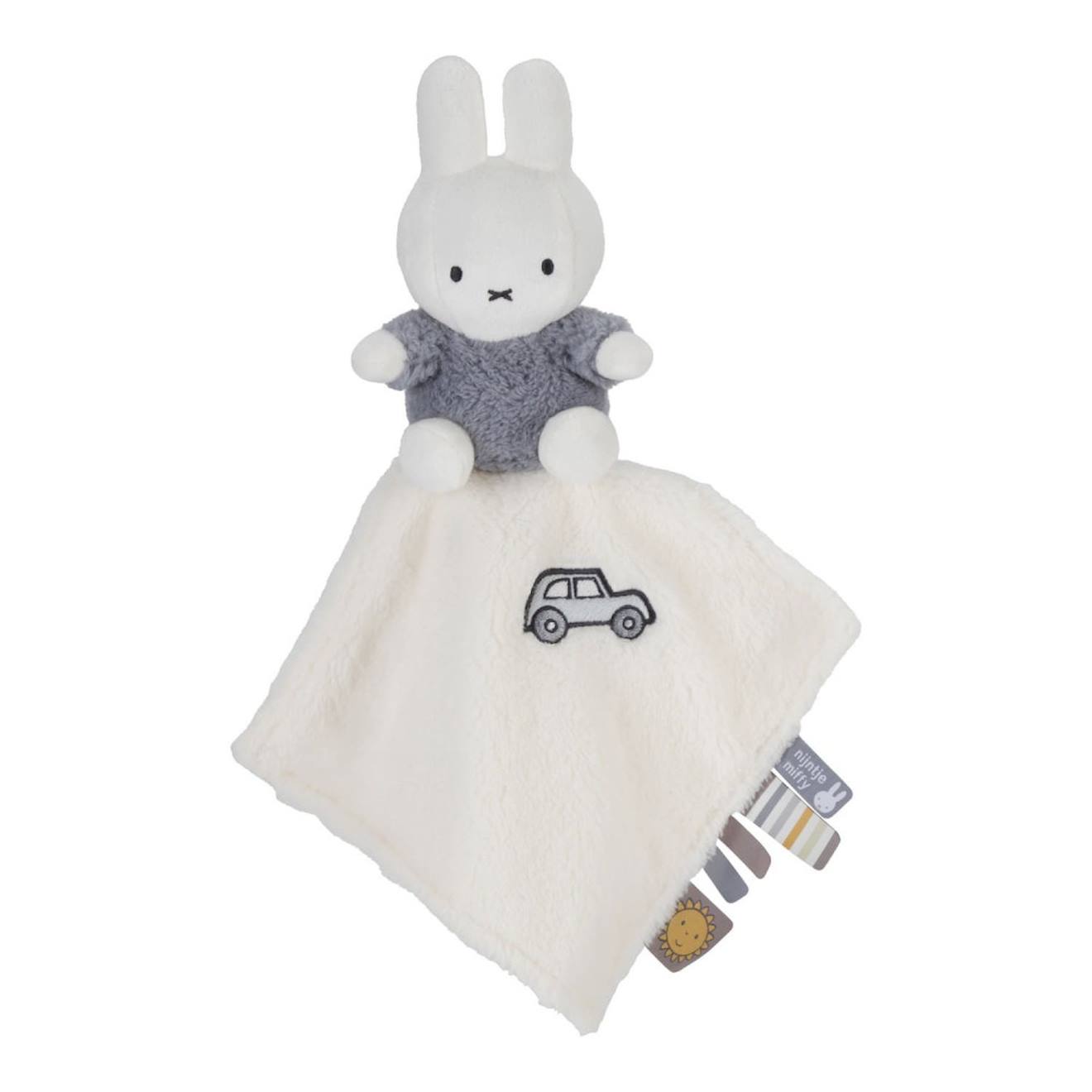 Doudou Plat Miffy - Fluffy Bleu Et Blanc (Miffy) - Image 1