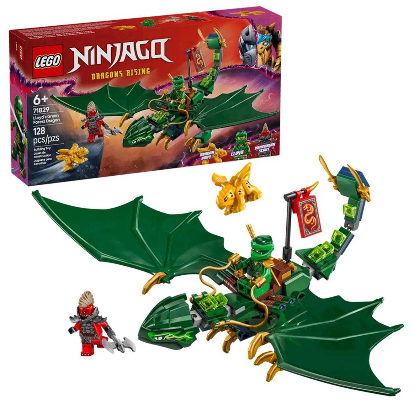 Le Dragon Vert De La Forêt De Lloyd 71829 Multicolore