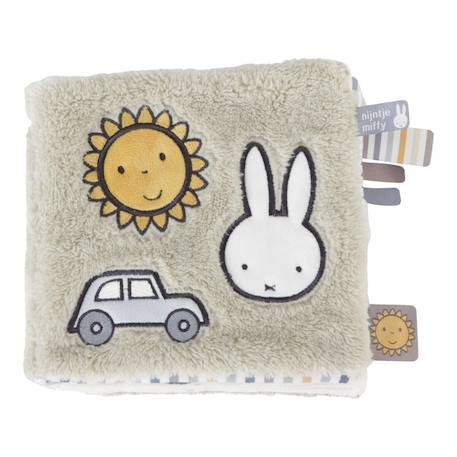 Miffy - Livre D'éveil En Tissu Miffy - Fluffy Vert-bleu