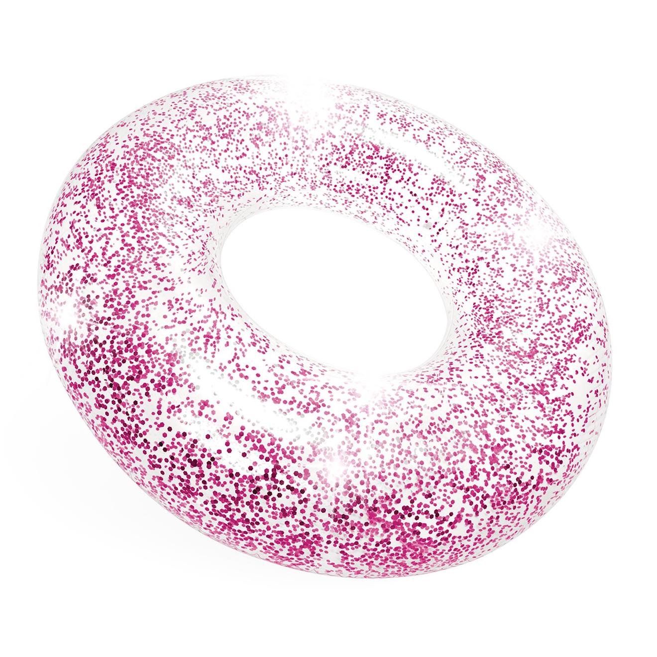 Bouée Gonflable Glitter 119 Cm Diam. 1 Pc. Rose Et Doré (Intex) - Image 2