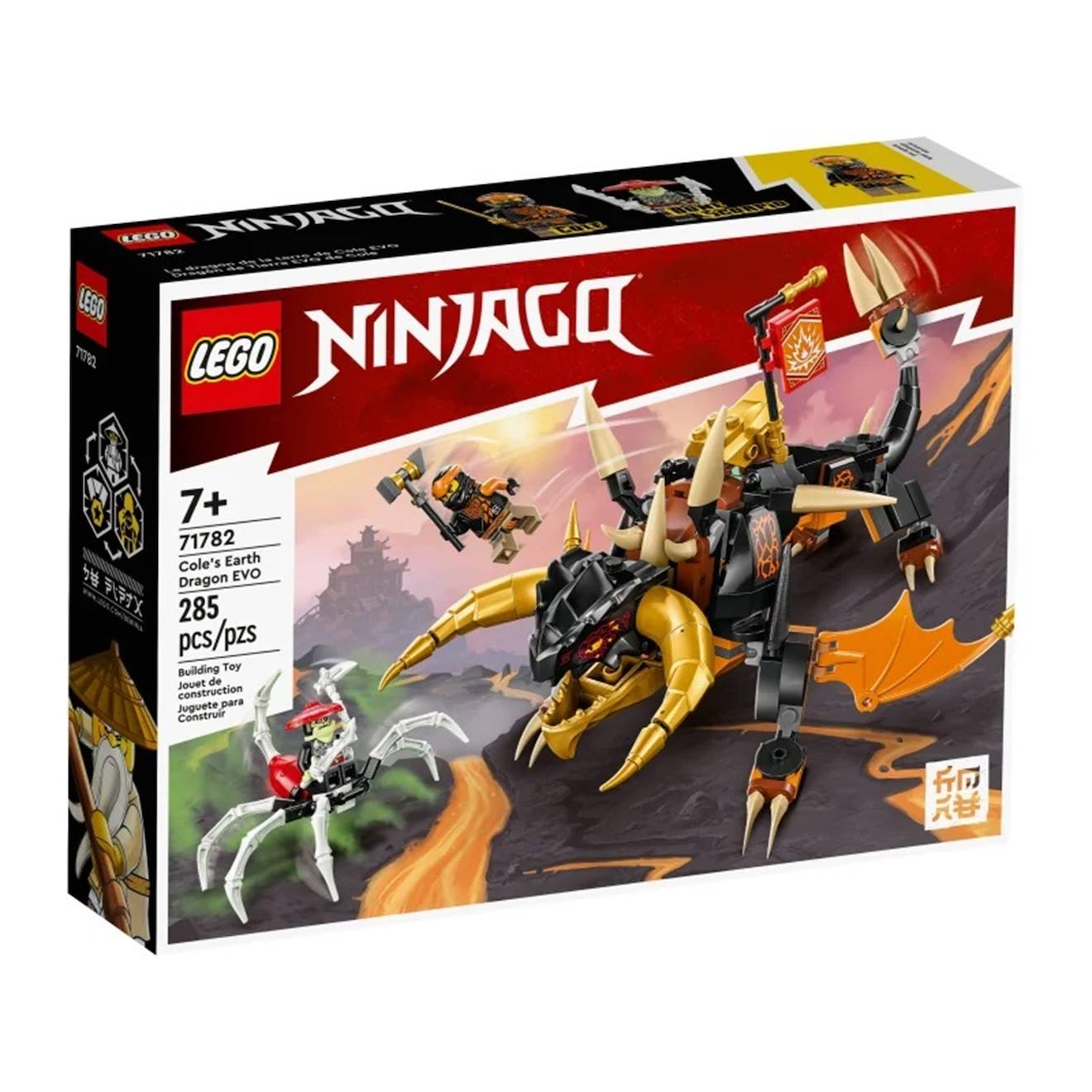 Ninjago Le Dragon De Terre De Cole – Évolution 71782 Multicolore