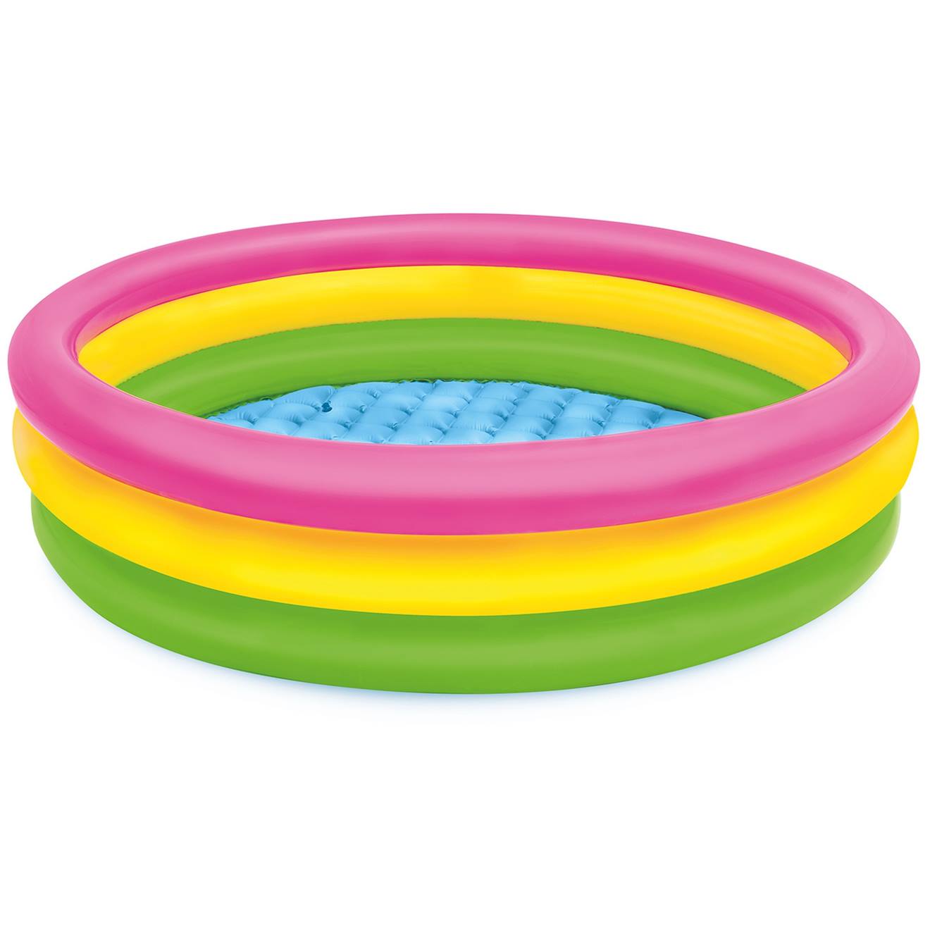 Intex Pataugeoire Pour Enfants - Trois Boudins. Diamètre : 147 Cm Hauteur : 33 Cm Multicolore